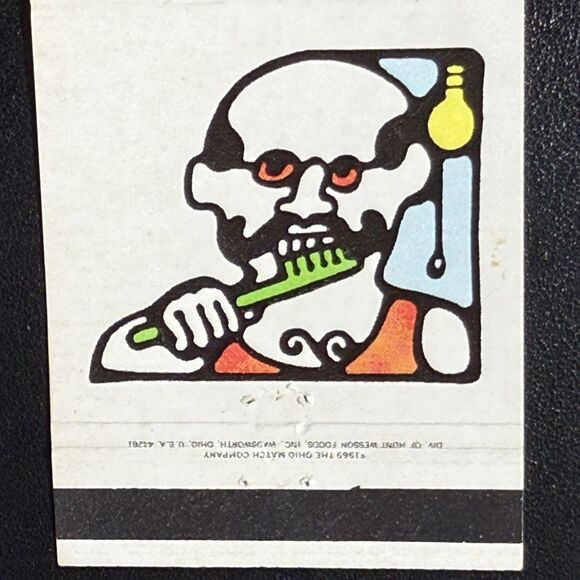 Unstruck 1969 Psychedelic Art Matchbook Lot of 4 Ohio Match Co Pop Art Designs - Picture 5 of 15